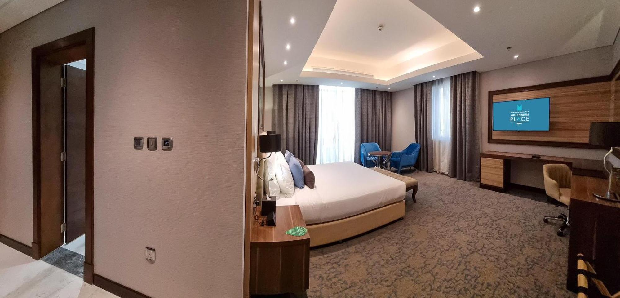 Millennium Place Ad-Dauha Zewnętrze zdjęcie A bedroom at the hotel